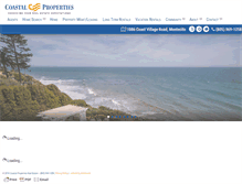 Tablet Screenshot of coastalrealty.com